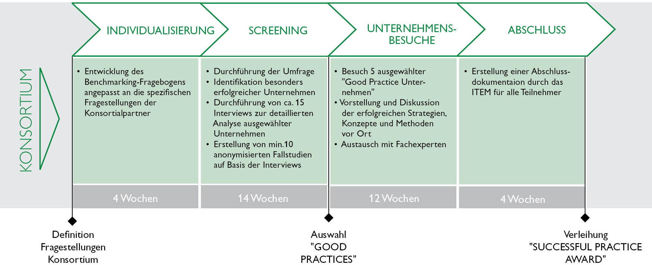 Der ITEM-HSG Benchmarking Prozess